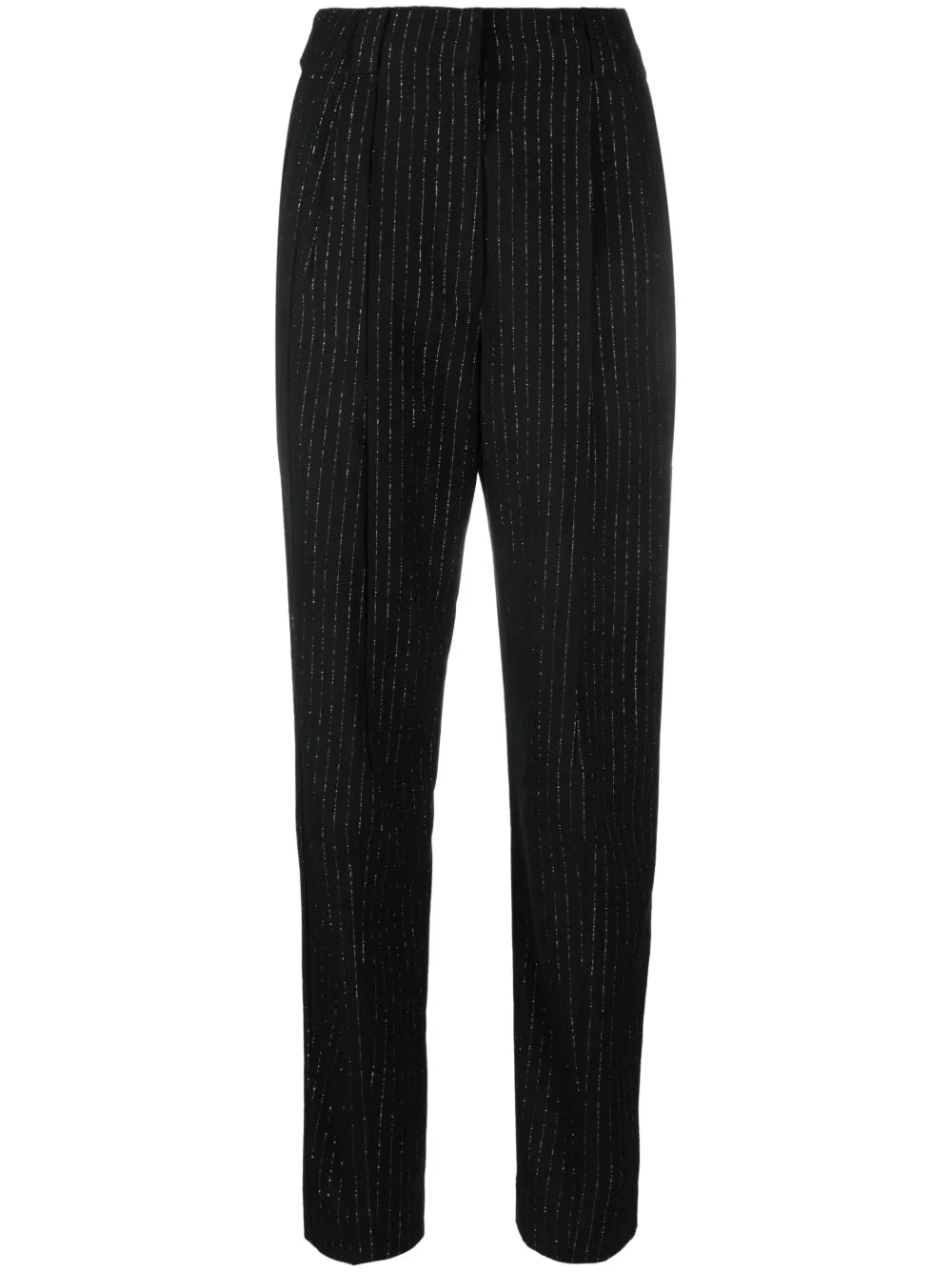 Pinstripe Wool Trousers