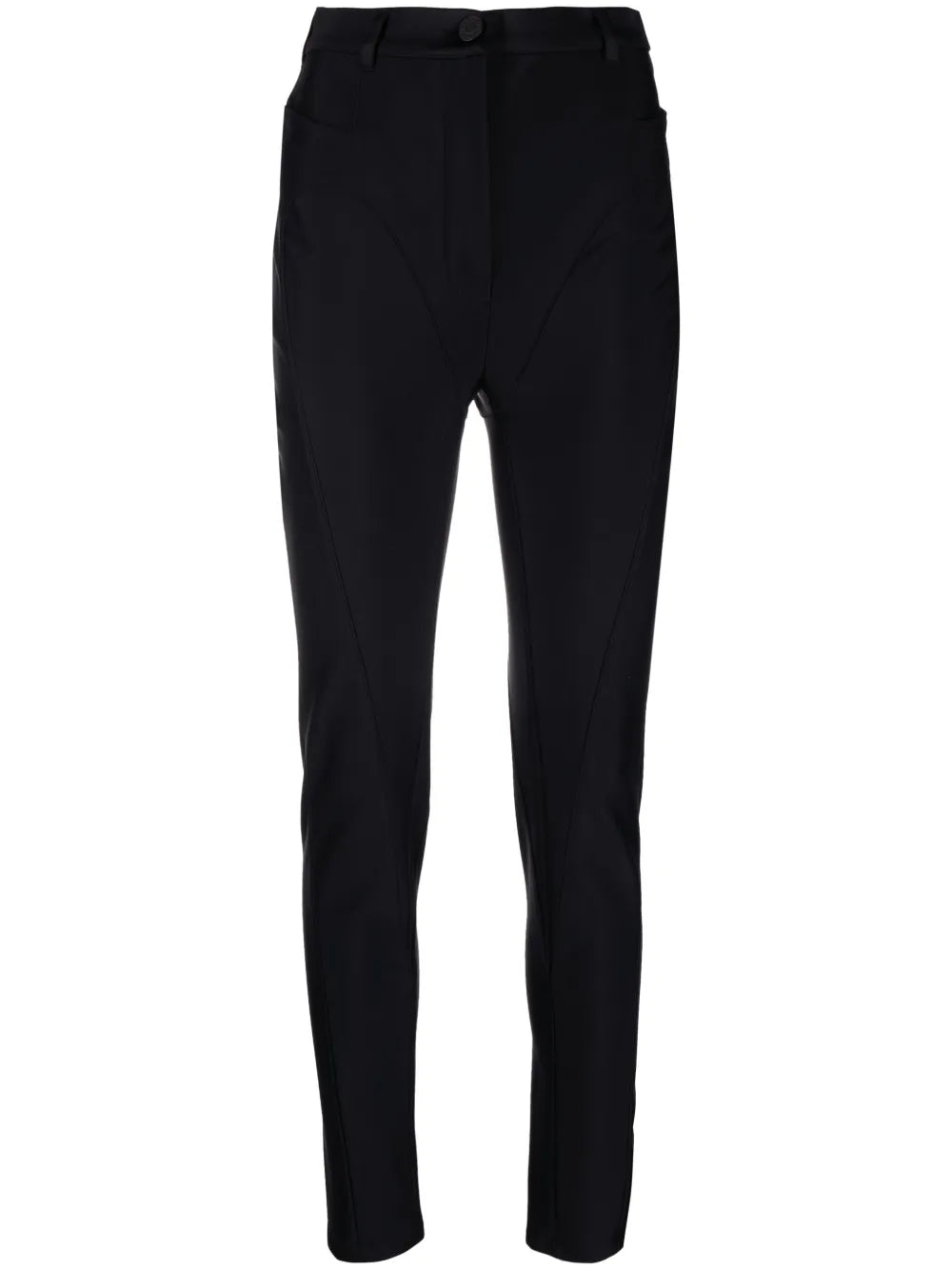 High-Waisted Skinny Trousers