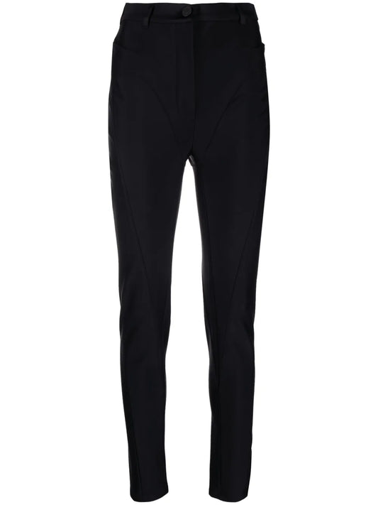 High-Waisted Skinny Trousers