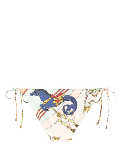 Graphic-Print Bikini Bottom