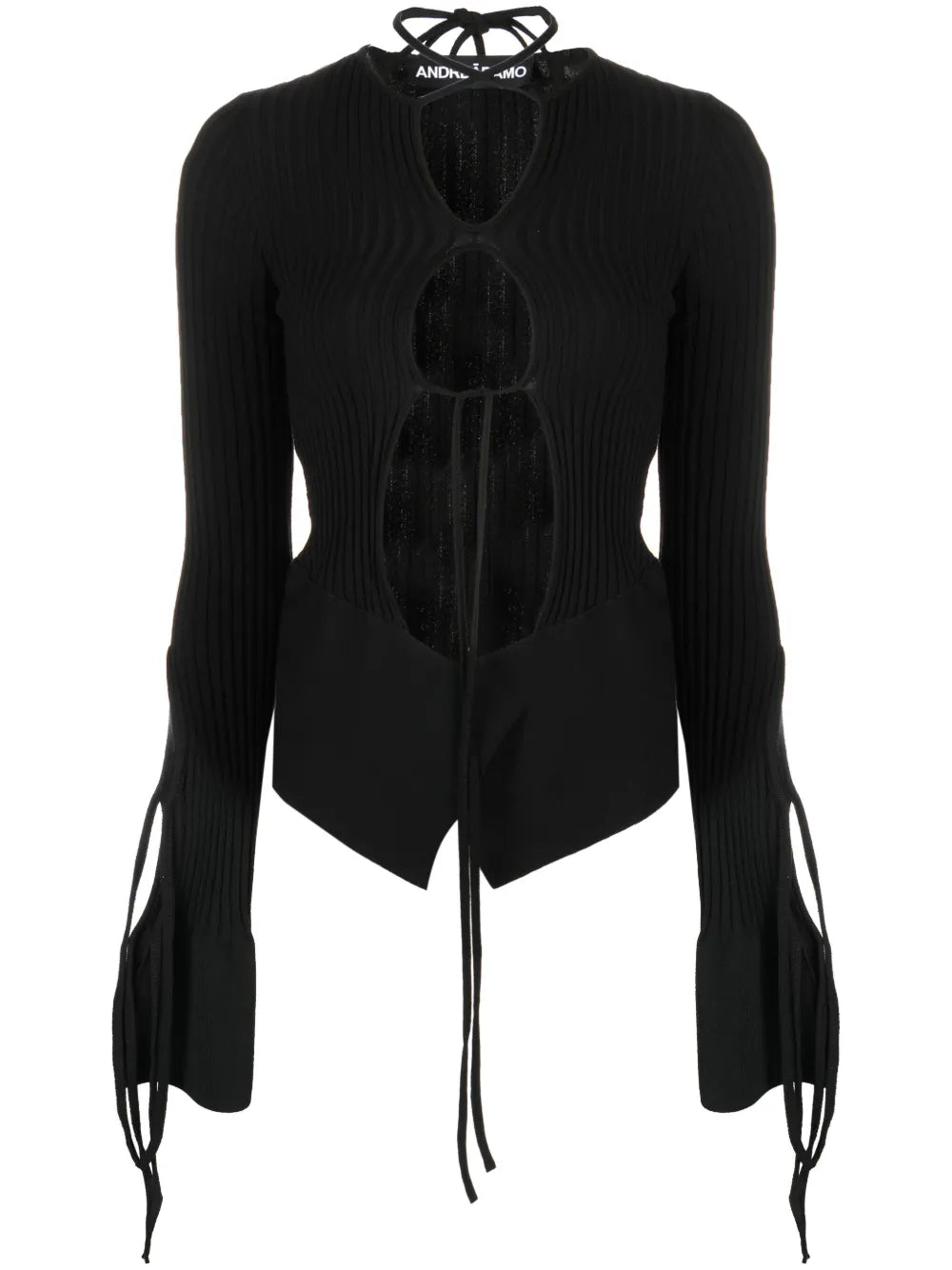 Cut-Out Ribbed Top