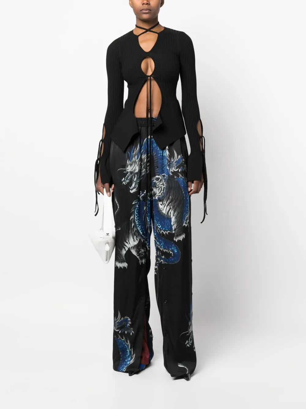 Cut-Out Ribbed Top