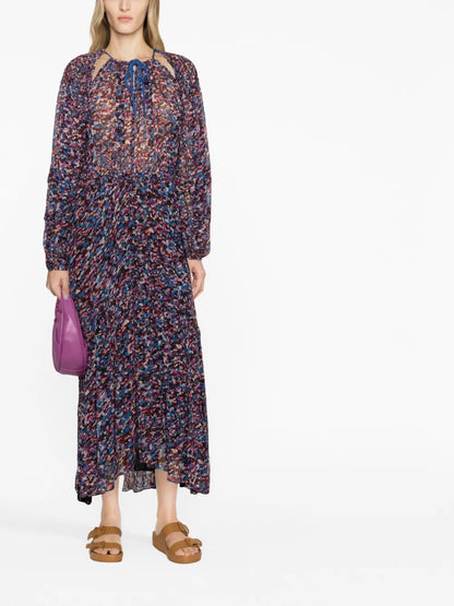 Fratela Tie-Neck Dress