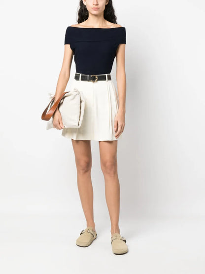 Off-Shoulder Cotton Top