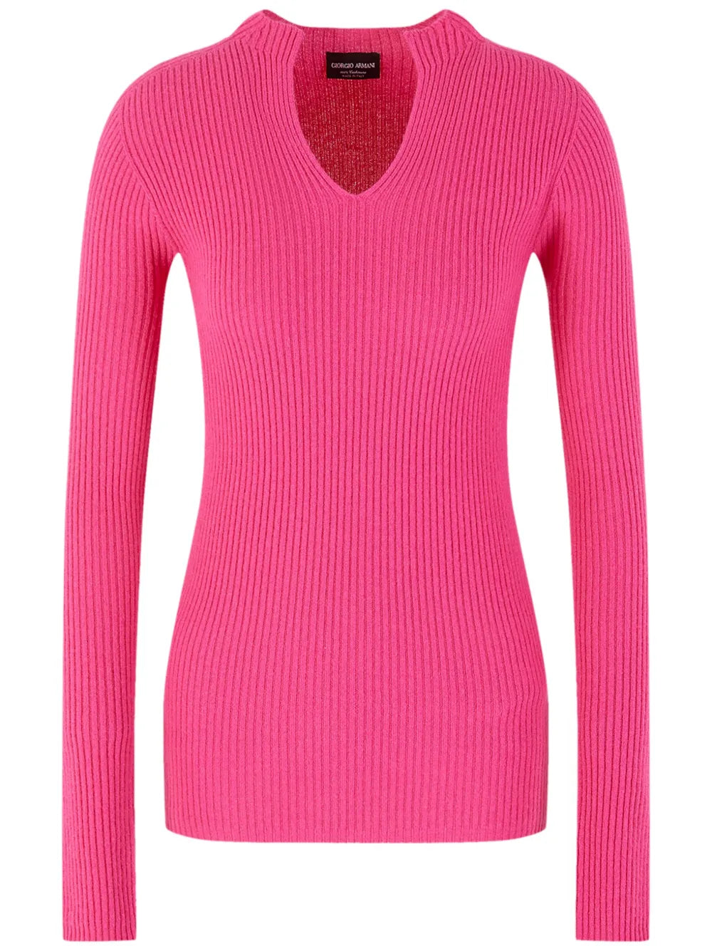 V-Neck Ribbed Jumper