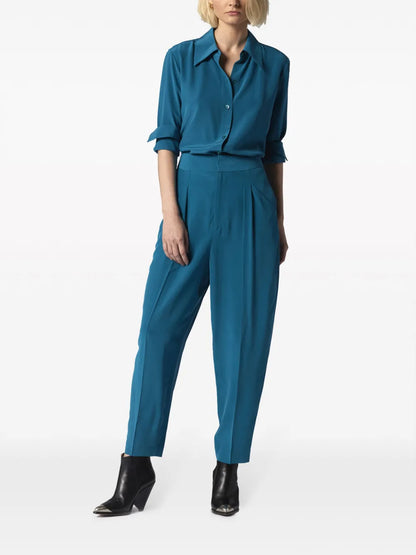 Leona Fitted Silk Shirt