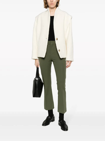Skinny-Cut Cropped Trousers
