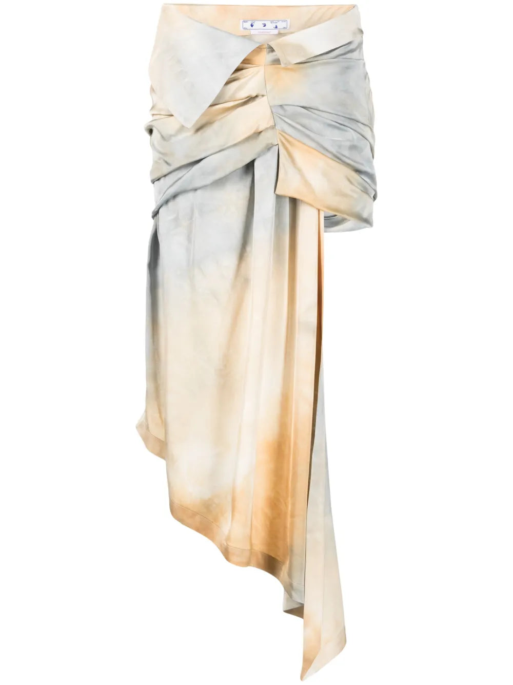 Tie-Dye Asymmetric Skirt