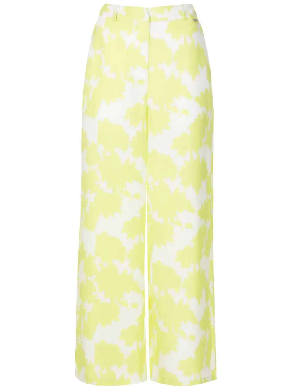 Abstract-Pattern Palazzo Pants