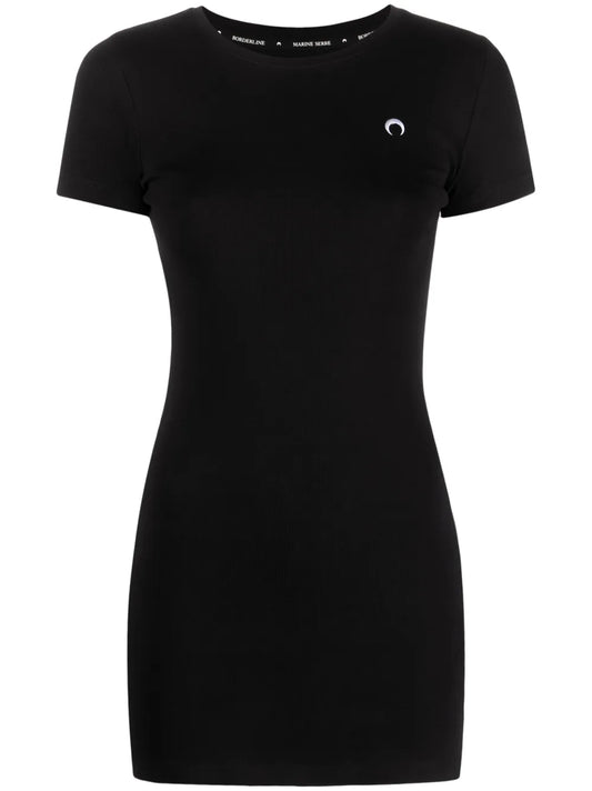 Fine-Ribbed Organic Cotton T-Shirt Dress