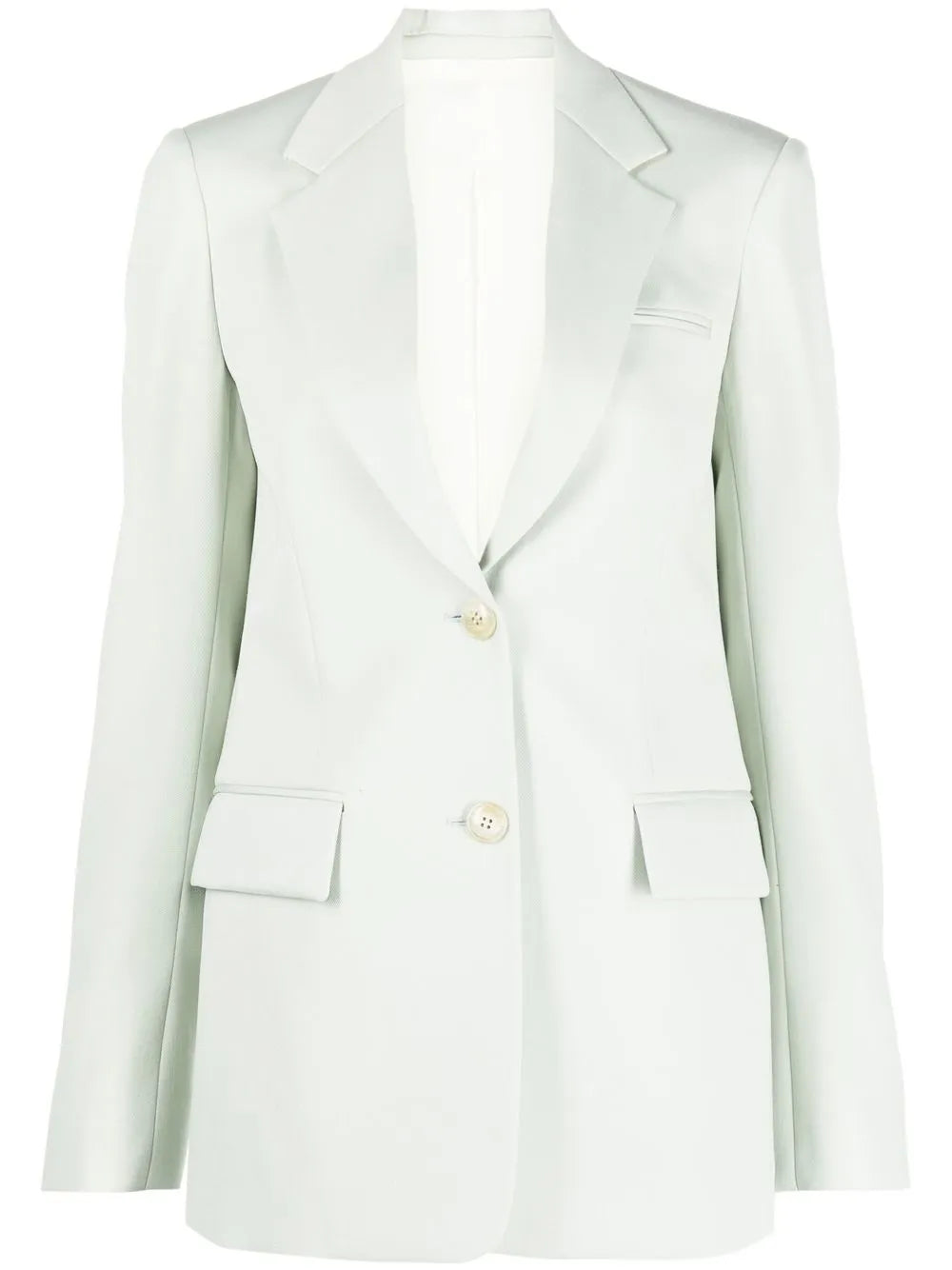 Single-Breasted Virgin Wool Blazer