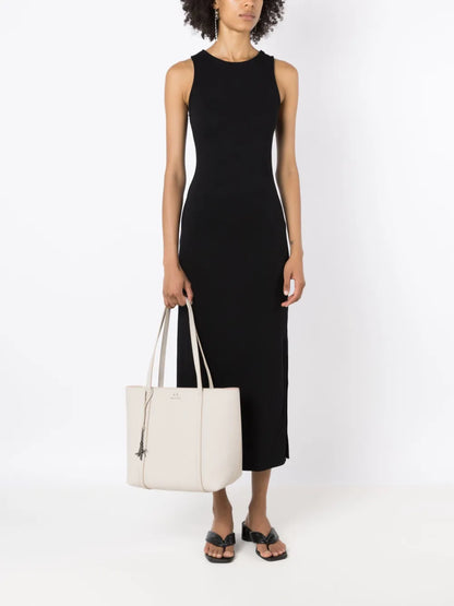 Sleeveless Side-Slit Dress