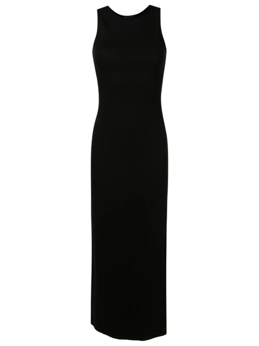 Sleeveless Side-Slit Dress
