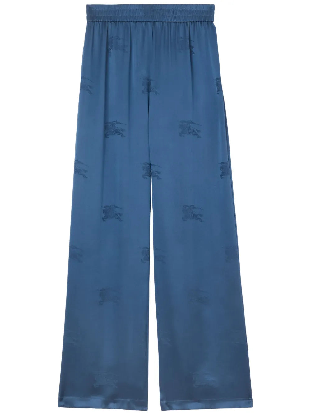 Logo-Jacquard Wide-Leg Trousers