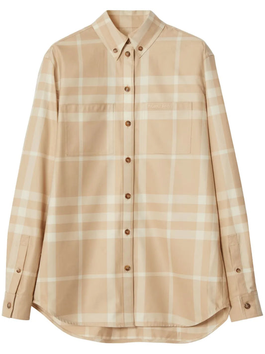 Check Cotton Shirt