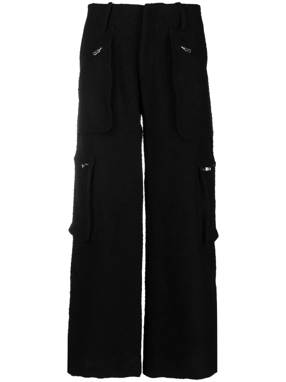 Wide-Leg Cargo Trousers