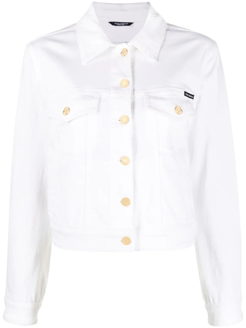 Logo-Appliqué Denim Jacket