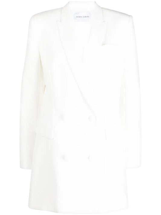 Double-Breasted Fitted Blazer