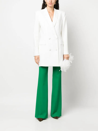 Double-Breasted Fitted Blazer