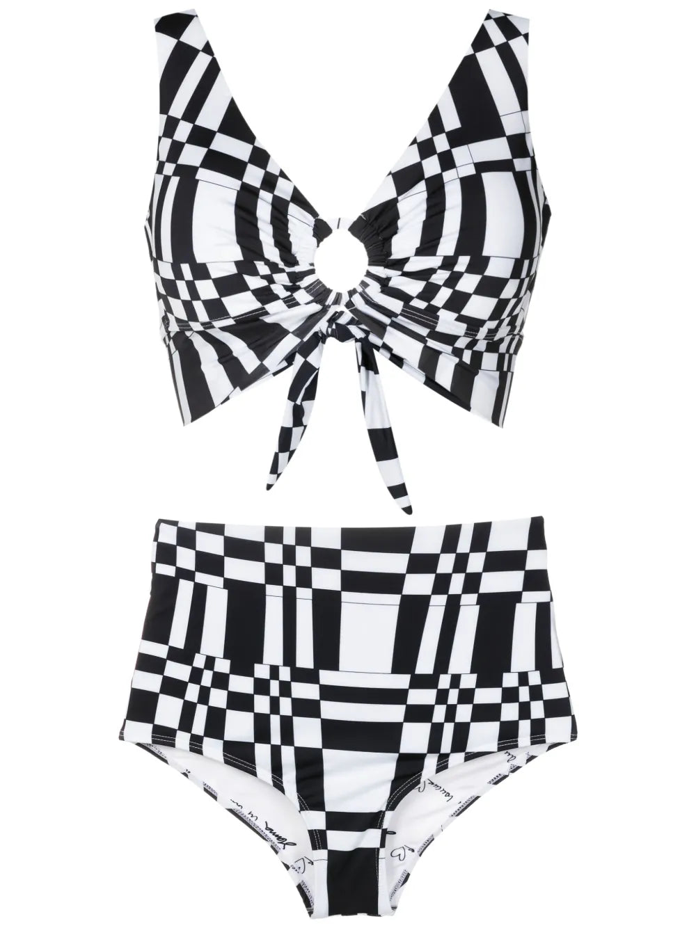 Graphic-Print Two-Piece Set