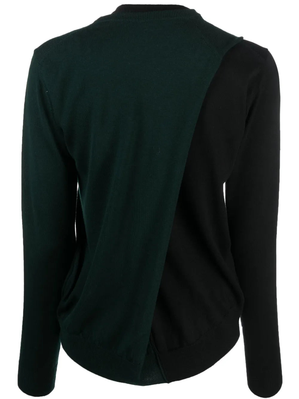 Long-Sleeve Wool Knitted Top