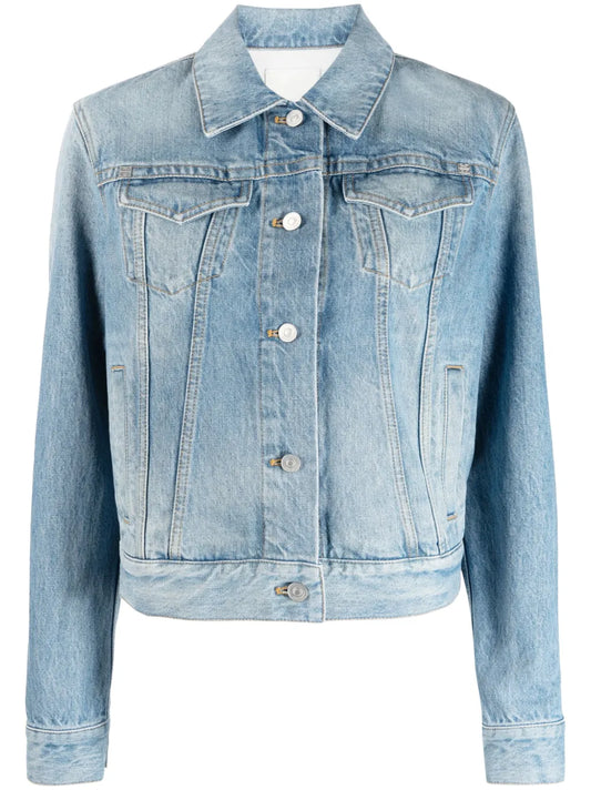 Button-Up Denim Jacket