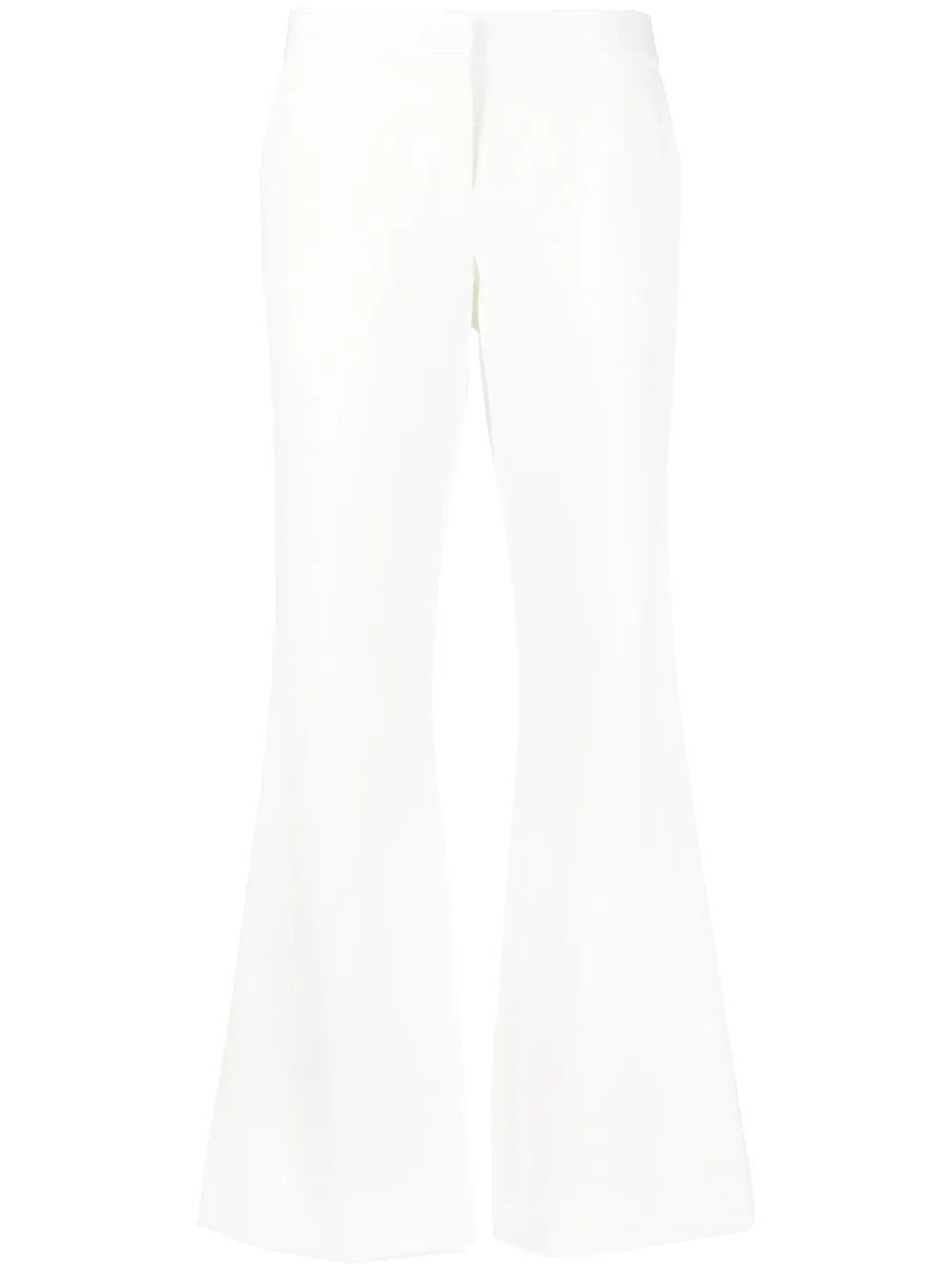 High-Waisted Flared Trousers