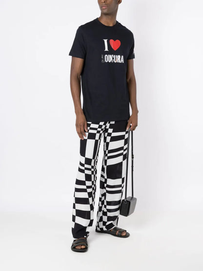 Slogan-Print Cotton T-Shirt