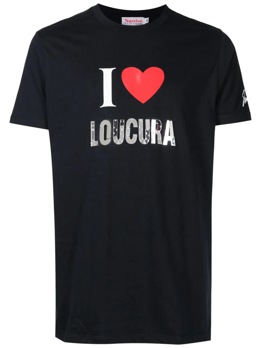 Slogan-Print Cotton T-Shirt