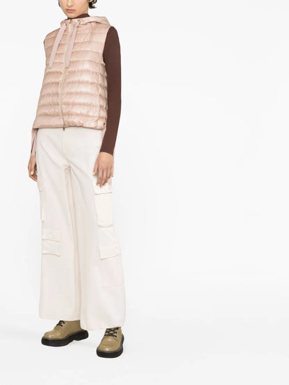 Hooded Quilted Gilet