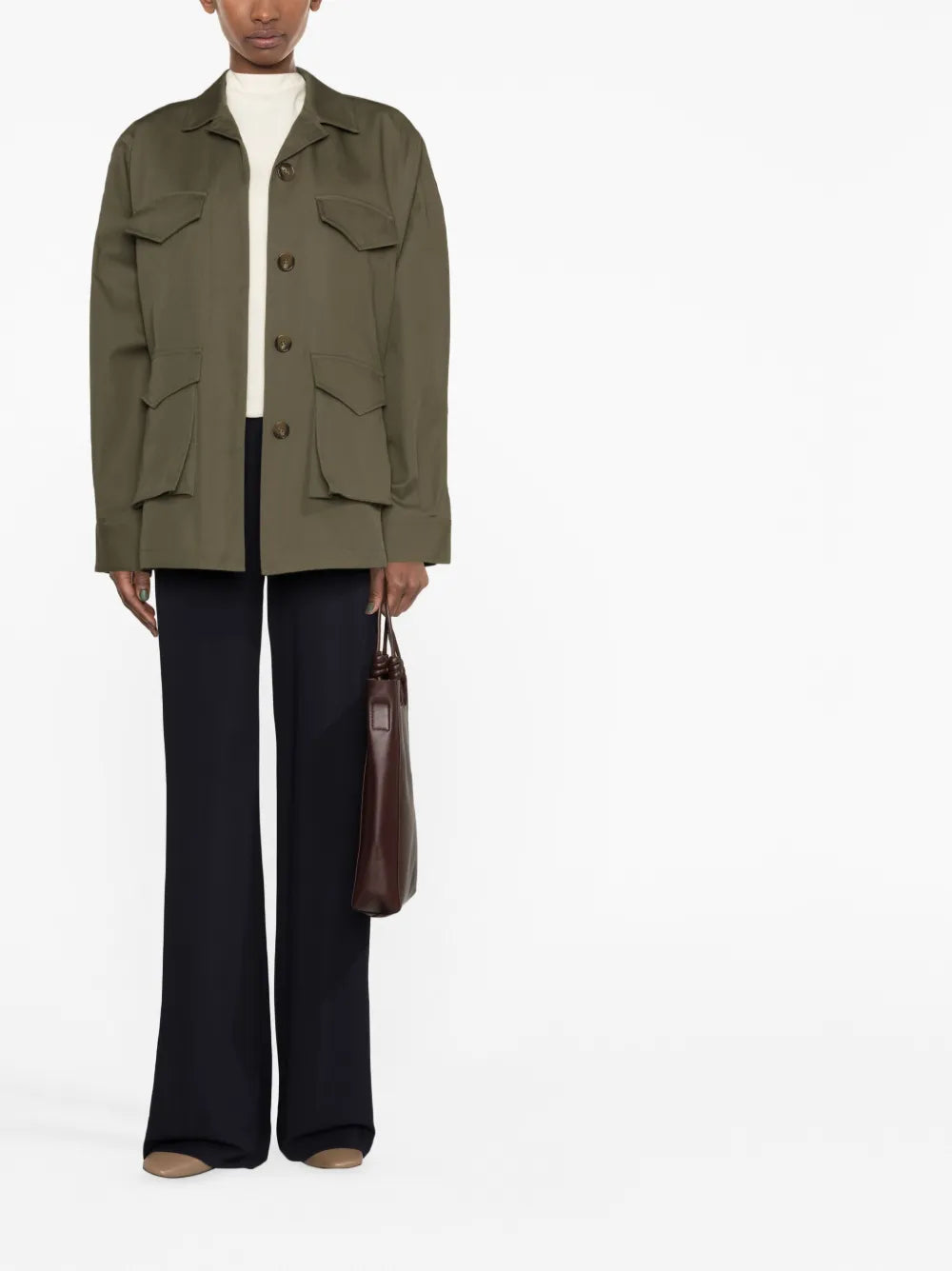 Cargo-Style Cotton Jacket