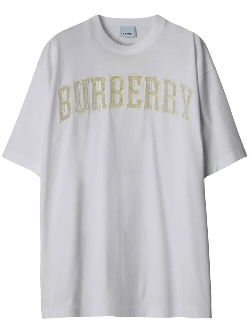 Lace Logo-Detail Cotton T-Shirt
