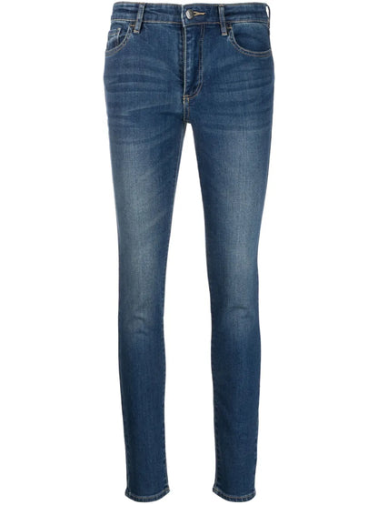 Mid-Rise Skinny Jeans