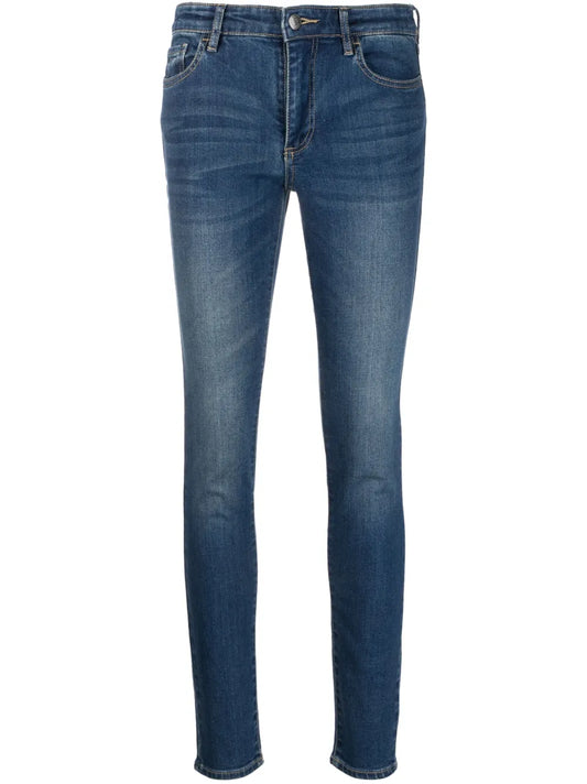 Mid-Rise Skinny Jeans