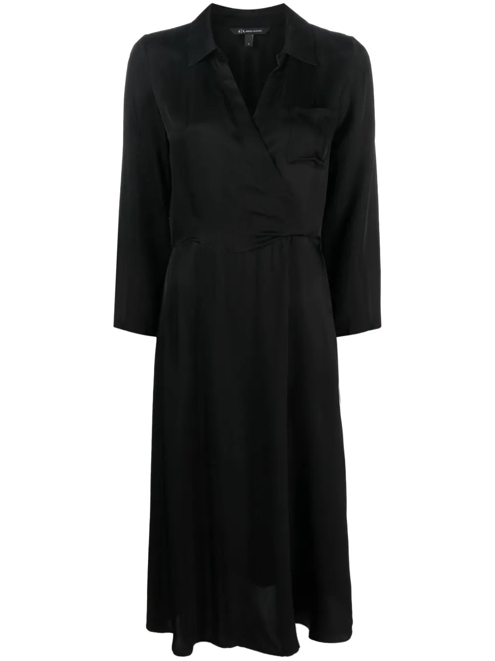 Long-Sleeve Midi Dress