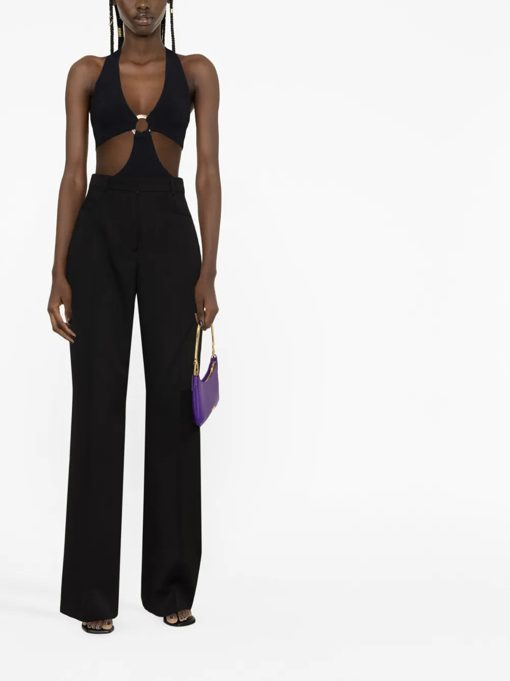 Le Pantalon Sauge Flared Trousers