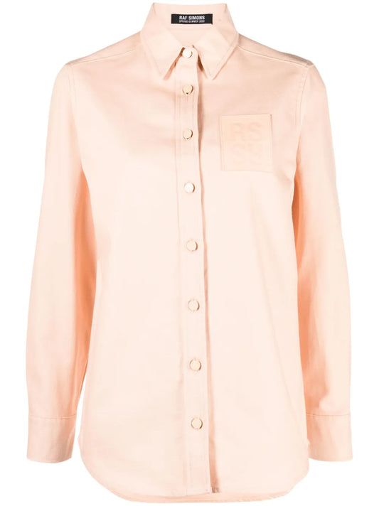 Logo-Patch Long-Sleeve Shirt
