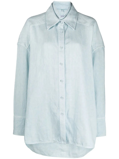 Long-Sleeve Classic-Collar Shirt