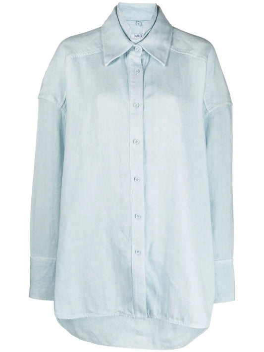 Long-Sleeve Classic-Collar Shirt