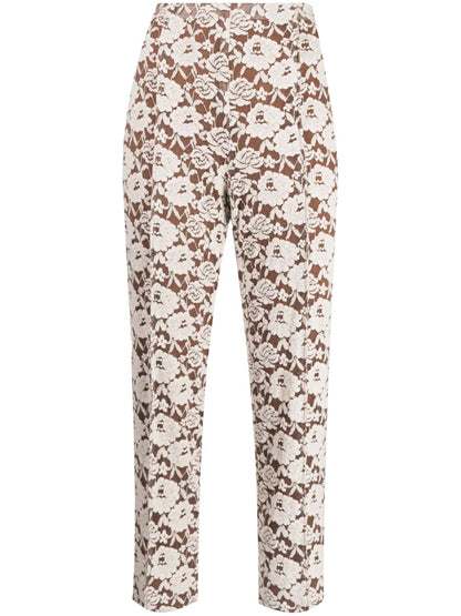 Nancy Floral-Lace Trousers