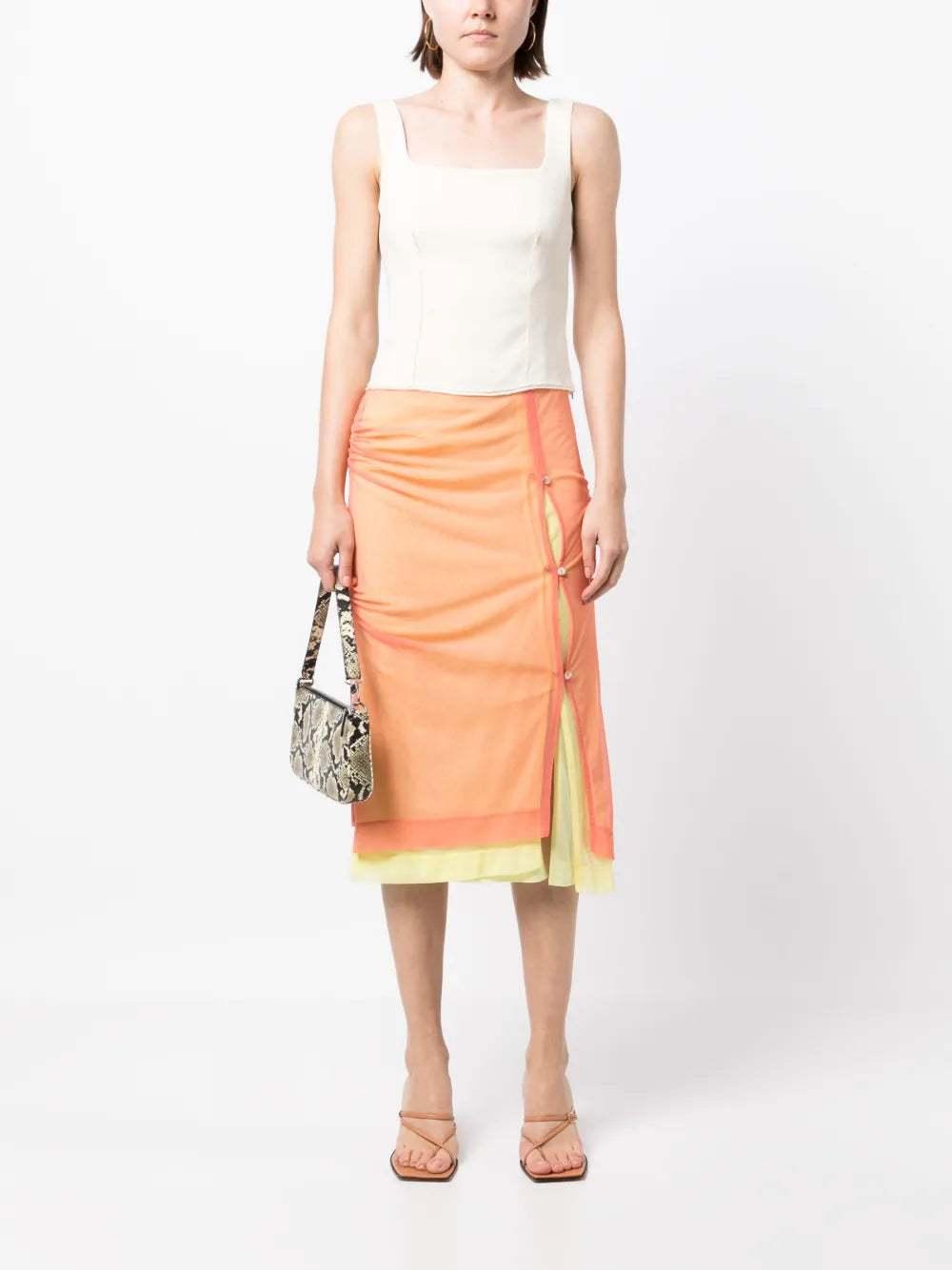 Mirren Layered Midi Skirt