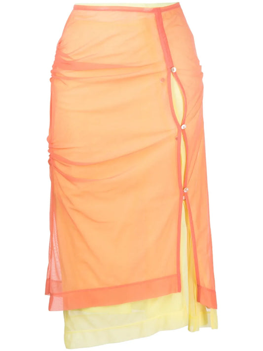 Mirren Layered Midi Skirt