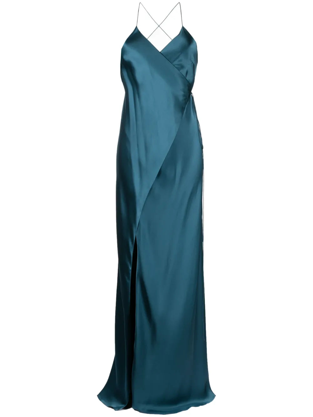 Bias-Cut Cowl Neck Gown