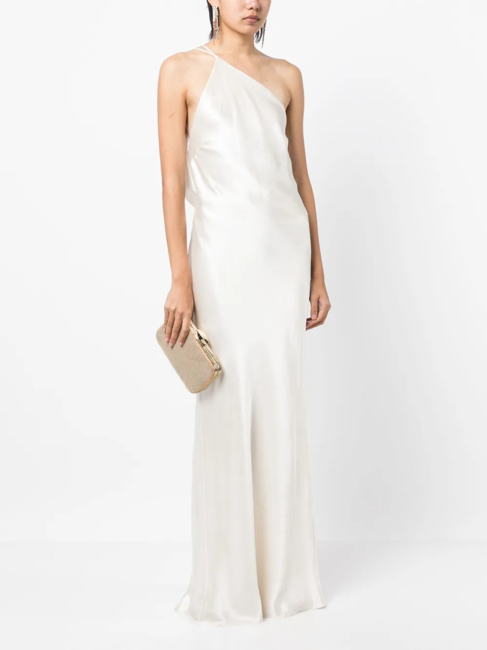 Single-Shoulder Maxi Dress