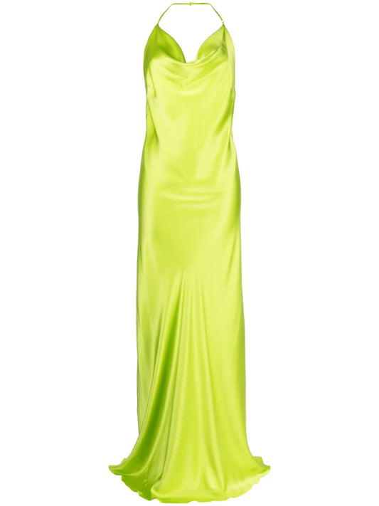 Bias-Cut Silk Gown