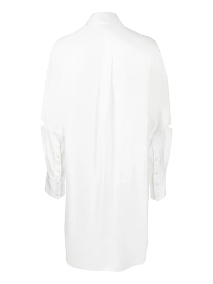 Cut-Out-Detail Shirt Dress