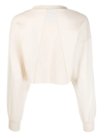 Cropped Long-Sleeve Top