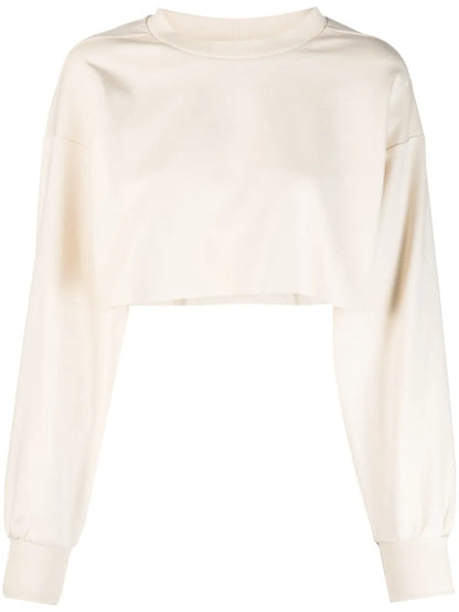 Cropped Long-Sleeve Top