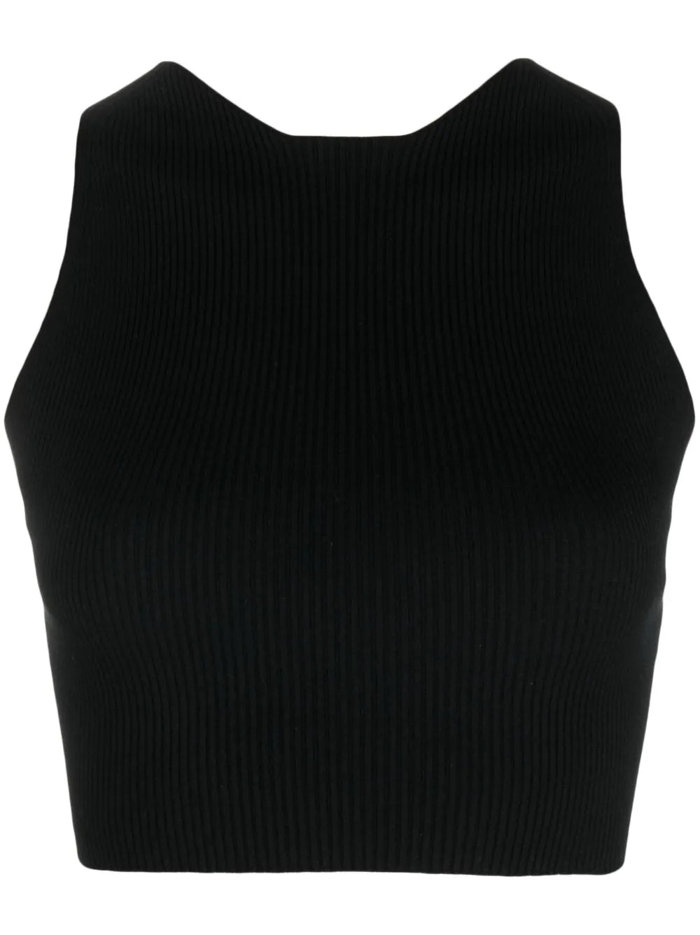 Ribbed-Knit Crop Top
