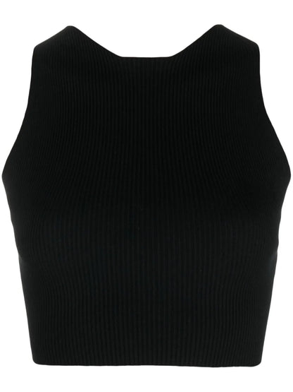 Ribbed-Knit Crop Top